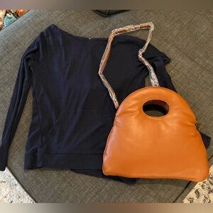 Tan Puff Women's Handbag